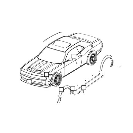 Fender Molding Clip