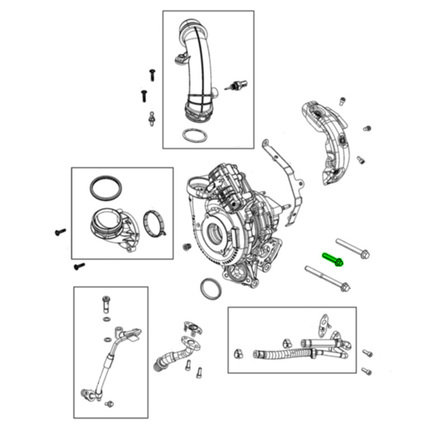 Belt Tensioner Pulley Bolt