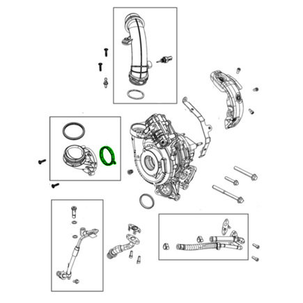 Turbocharger Inlet Hose Gasket