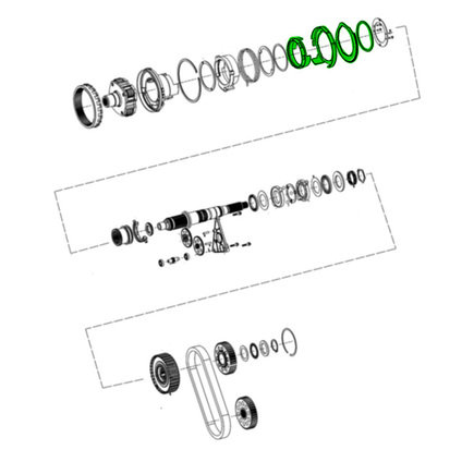 Transfer Case Main Shaft Gear