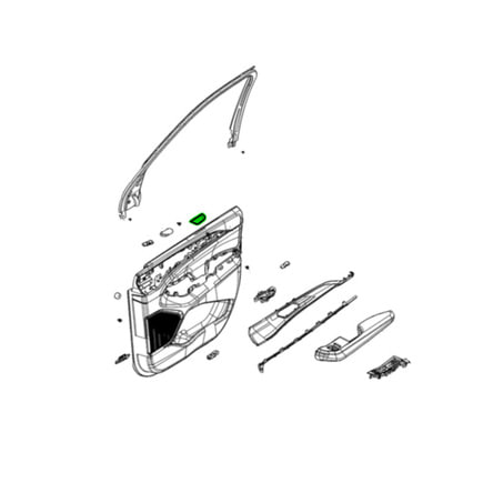 Door Armrest Insert