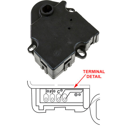 Ford HVAC Recirculation Door Actuator