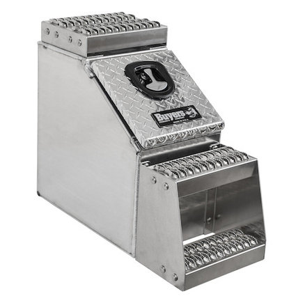 Semi-Truck Saddle Storage Box Step