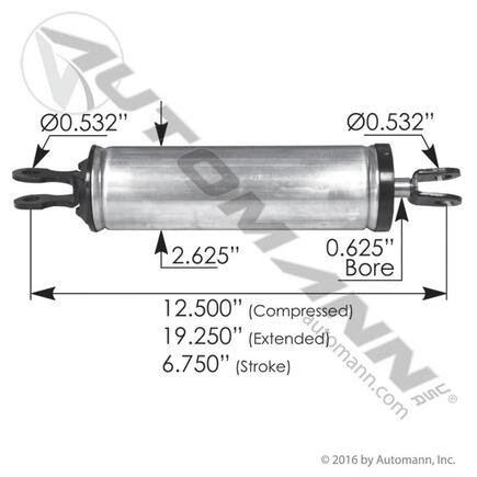 Fifth Wheel Trailer Hitch Air Cylinder