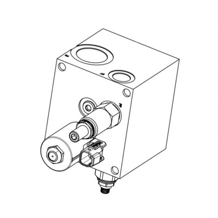 Hydraulic Cooling Fan Drive Control Manifold