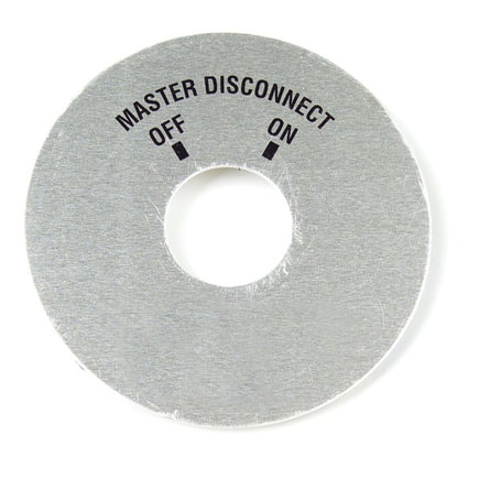 Battery Disconnect Switch Plate Face