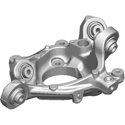 Dodge Suspension Knuckle Assembly