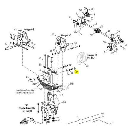 Leaf Spring Hanger Bolt