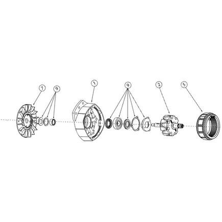 Alternator Housing