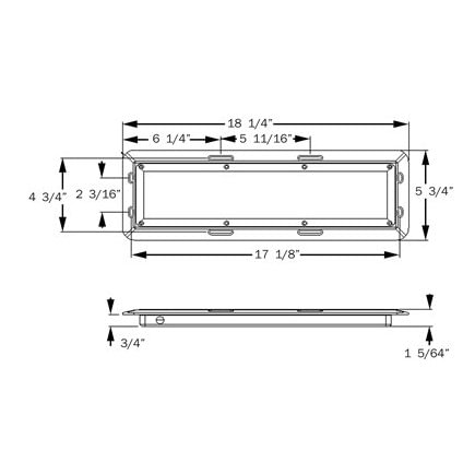 Dome Light Housing Mounting Hardware