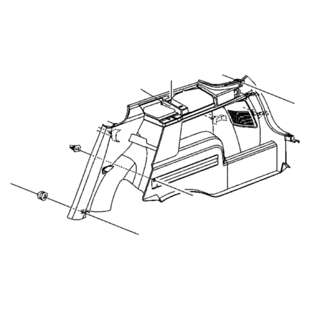Interior Quarter Panel Trim Panel