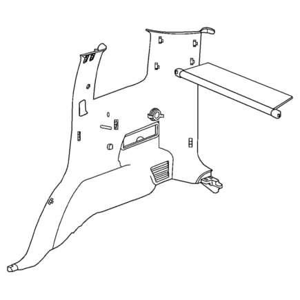 Interior Quarter Panel Trim Panel