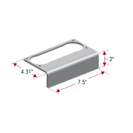 Axle Lift Controls Box Mounting Bracket