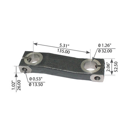 Leaf Spring Shackle Side Bar