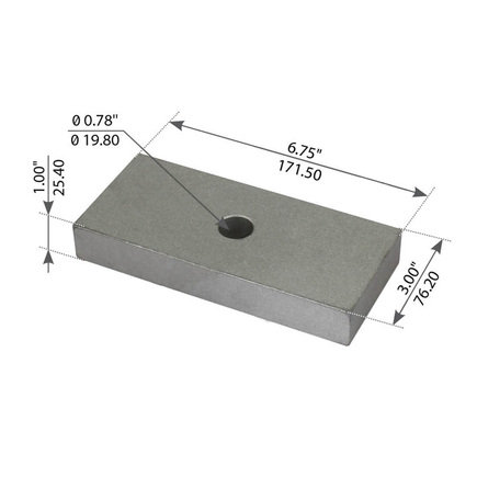 Axle Seat Spacer