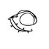 Bosch 0 445 130 020 Fuel Return Line (0445130020) NEW FUEL RETURN LINE