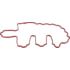 DIPACO DT660011 Engine Valve Cover Gasket Set DIPACO DTECH DT660011 NEW ENGINE VALVE COVER GASKET SET