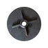 3005705 by BUYERS PRODUCTS - Vehicle-Mounted Salt Spreader Spinner - 9 in. dia., Poly, Smooth, Black