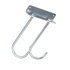 3009122 by BUYERS PRODUCTS - Track Hook - Double J Hanger, with Steel Mounting Angle