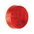 5622102 by BUYERS PRODUCTS - 2in. Red Round Marker/Clearance Light with 4 LED Kit (Includes Grommet)