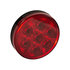 5624157 by BUYERS PRODUCTS - 4 Inch Red Round Stop/Turn/Tail Light With 7 LEDs Kit - Includes Plug and Grommet