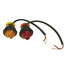 5627522 by BUYERS PRODUCTS - .75in. Round Marker Clearance Lights - 1 LED Amber with Stripped Leads