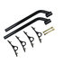 8591000 by BUYERS PRODUCTS - Fender Mounting Kit - Powdercoated Black, for Polyethylene Fenders
