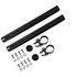 8592426 by BUYERS PRODUCTS - Truck Quarter Fender Support - Black, Carbon Steel, Tube with Clamps and Bolts