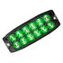 8890409 by BUYERS PRODUCTS - Strobe Light - 5inches Green, Dual Row, Ultra Thin, LED