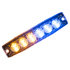 8892208 by BUYERS PRODUCTS - Strobe Light - 5 inches Amber/Blue, LED, Ultra Thin