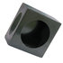 lb663sl by BUYERS PRODUCTS - Single Round Light Box Black Powder Coated Steel with Side Light
