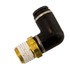 ne90m25p25s by BUYERS PRODUCTS - Brass/Poly DOT Push-in Swivel Male Elbow 1/4in. Tube Od x 1/4in. Pipe Thread