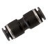 nuc0p375 by BUYERS PRODUCTS - Air Brake Fitting, Brass/Poly DOT Push-in Union Connector 3/8in. Tube O.D.