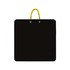 op242415 by BUYERS PRODUCTS - Outrigger Pad - 24 x 24 x 1-1/2 in. Thick, High Density, Smooth, Black, Poly