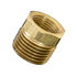 rab050038 by BUYERS PRODUCTS - Pipe Fitting - Brass Reducer Bushing - 1/2 To 3/8 in.