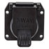 tc1770b by BUYERS PRODUCTS - Trailer Wiring Receptacle - 7-Way, Black, Plastic Flat Pin