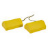 wc9642y by BUYERS PRODUCTS - Composite Wheel Chock Set - Yellow, 9.5 in. x 6 in. x 4 in., with 2-3/4 ft. Rope