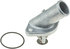 33528 by GATES - Engine Coolant Thermostat - Integrated Housing