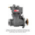 DDE RA4721300815 by DETROIT DIESEL - Air Brake Compressor - 1 Cylinder, EPA10