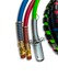 TR81315GL by TORQUE PARTS - Air Line/ABS Cable - 15 ft., 3-in-1 Wrap, 7 Way, Air Hoses with Gladhands and Handle Grip