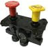 TR800259 by TORQUE PARTS - MV-3 Air Brake Manifold Control Dash Valve - 4"-20 Threaded Mounting Holes, /8" PTC Ports