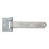 b2423g by BUYERS PRODUCTS - 2.25 x 12in. Steel Strap Hinge with 1/2in. Steel Pin-Overall 5 x 15.19 Inch