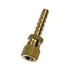Dorman 800-036.5 Fuel Line Connector Fuel Line Adapter - 5/16" End Fitting, Compression, Brass, Nylon Barb