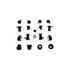 Carlson H5912Q Disc Brake Hardware Kit Disc Brake Hardware Kit, Rear, for 2008-2017 Chevrolet Express/GMC Savana