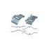 13075 by CARLSON - Disc Brake Hardware Kit