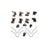 13174 by CARLSON - Disc Brake Hardware Kit