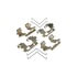 13387 by CARLSON - Disc Brake Hardware Kit