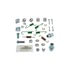 Carlson 17418 Parking Brake Hardware Kit Parking Brake Hardware Kit