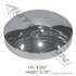 562.C1002C by AUTOMANN - Wheel Hub Cap, Chrome ABS with 33mm Push-On Nut Covers