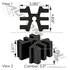 M829 by AUTOMANN - Leaf Spring Spacer, Cast Steel 1.50" Height for Peterbilt Suspension